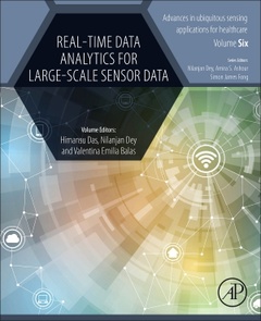 Couverture de l’ouvrage Real-Time Data Analytics for Large Scale Sensor Data