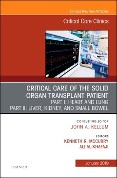 Cover of the book Critical Care of the Solid Organ Transplant Patient, An Issue of Critical Care Clinics