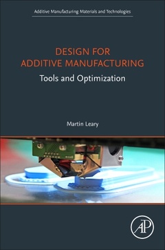 Couverture de l’ouvrage Design for Additive Manufacturing