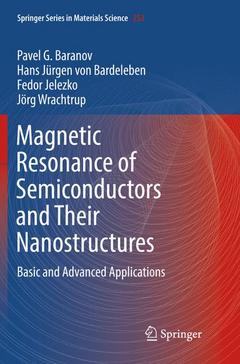 Couverture de l’ouvrage Magnetic Resonance of Semiconductors and Their Nanostructures