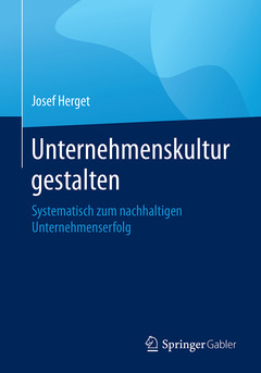 Cover of the book Unternehmenskultur gestalten
