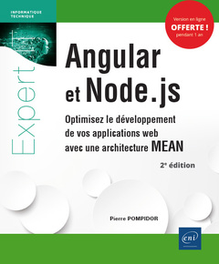 Couverture de l’ouvrage Angular et Node.js - Optimisez le développement de vos applications web avec une architecture MEAN (