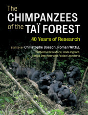 Couverture de l’ouvrage The Chimpanzees of the Taï Forest