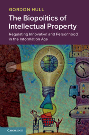 Cover of the book The Biopolitics of Intellectual Property