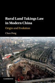 Couverture de l’ouvrage Rural Land Takings Law in Modern China