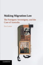 Couverture de l’ouvrage Making Migration Law