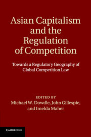 Couverture de l’ouvrage Asian Capitalism and the Regulation of Competition
