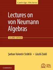 Couverture de l’ouvrage Lectures on von Neumann Algebras