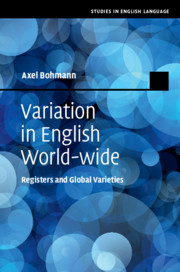 Cover of the book Variation in English Worldwide
