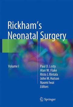 Couverture de l’ouvrage Rickham's Neonatal Surgery