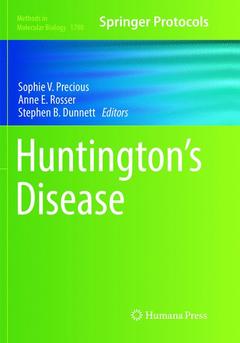 Couverture de l’ouvrage Huntington's Disease