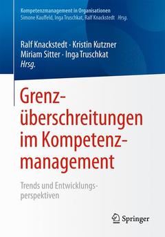 Cover of the book Grenzüberschreitungen im Kompetenzmanagement
