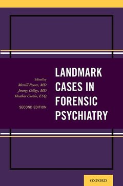 Couverture de l’ouvrage Landmark Cases in Forensic Psychiatry