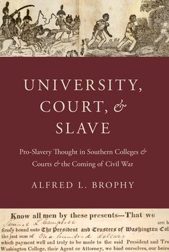 Couverture de l’ouvrage University, Court, and Slave