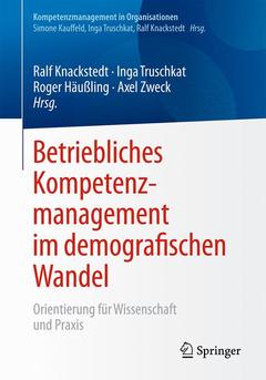 Cover of the book Betriebliches Kompetenzmanagement im demografischen Wandel