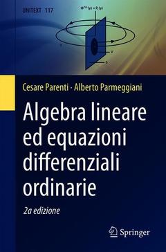 Couverture de l’ouvrage Algebra lineare ed equazioni differenziali ordinarie