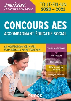 Couverture de l’ouvrage Concours AES - Accompagnant éducatif social - 2020-2021