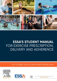 Couverture de l’ouvrage ESSA's Student Manual for Exercise Prescription, Delivery and Adherence