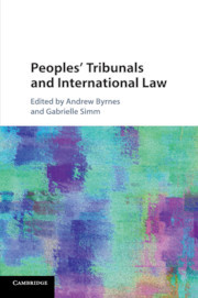 Couverture de l’ouvrage Peoples' Tribunals and International Law