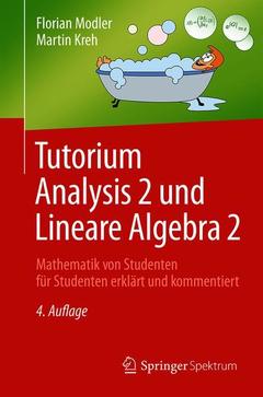 Couverture de l’ouvrage Tutorium Analysis 2 und Lineare Algebra 2
