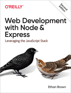 Couverture de l’ouvrage Web Development with Node and Express