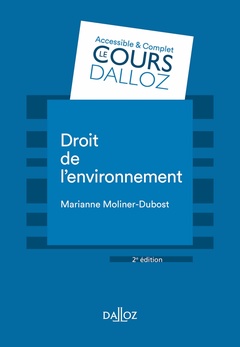 Cover of the book Droit de l'environnement. 2e éd.