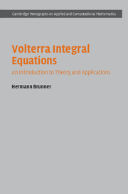 Couverture de l’ouvrage Volterra Integral Equations