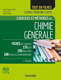 Couverture de l’ouvrage Chimie générale - 2e éd. - Exercices et méthodes