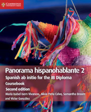 Couverture de l’ouvrage Panorama hispanohablante 2 Coursebook