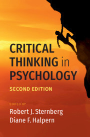 Couverture de l’ouvrage Critical Thinking in Psychology