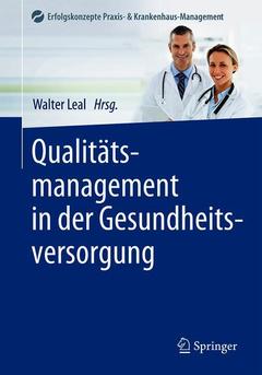 Cover of the book Qualitätsmanagement in der Gesundheitsversorgung