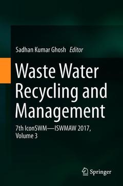 Couverture de l’ouvrage Waste Water Recycling and Management