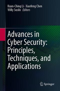 Couverture de l’ouvrage Advances in Cyber Security: Principles, Techniques, and Applications