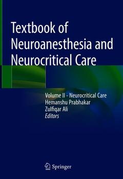 Couverture de l’ouvrage Textbook of Neuroanesthesia and Neurocritical Care