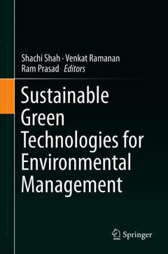 Couverture de l’ouvrage Sustainable Green Technologies for Environmental Management
