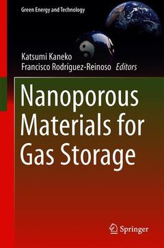 Couverture de l’ouvrage Nanoporous Materials for Gas Storage