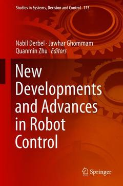Cover of the book New Developments and Advances in Robot Control