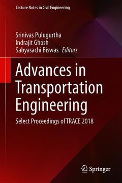 Couverture de l’ouvrage Advances in Transportation Engineering