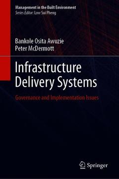 Couverture de l’ouvrage Infrastructure Delivery Systems