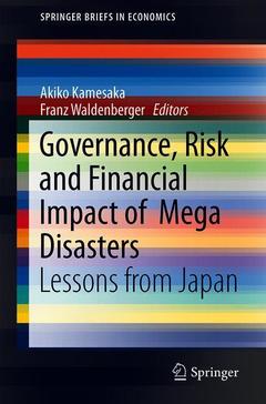 Couverture de l’ouvrage Governance, Risk and Financial Impact of Mega Disasters