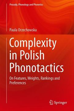 Couverture de l’ouvrage Complexity in Polish Phonotactics