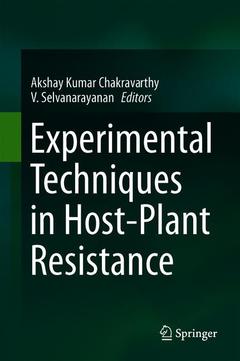 Couverture de l’ouvrage Experimental Techniques in Host-Plant Resistance