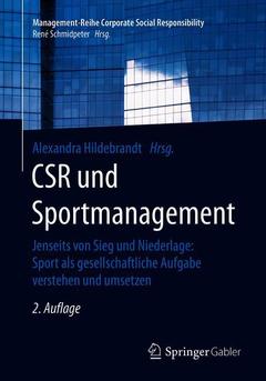 Cover of the book CSR und Sportmanagement