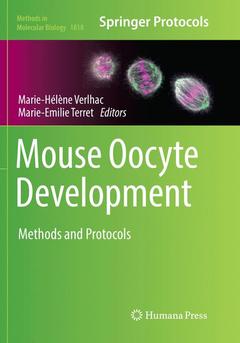 Couverture de l’ouvrage Mouse Oocyte Development
