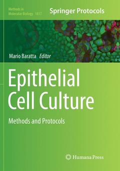 Couverture de l’ouvrage Epithelial Cell Culture