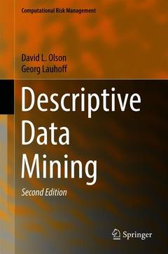 Couverture de l’ouvrage Descriptive Data Mining