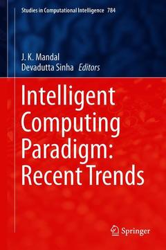 Couverture de l’ouvrage Intelligent Computing Paradigm: Recent Trends