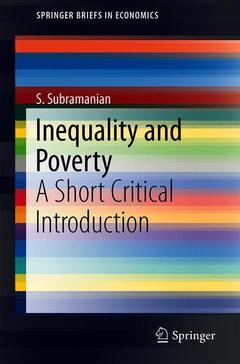 Couverture de l’ouvrage Inequality and Poverty