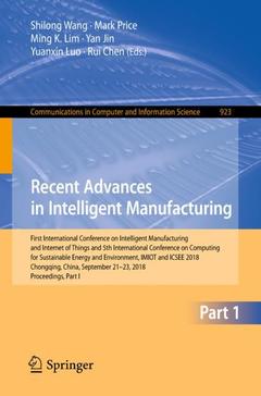 Couverture de l’ouvrage Recent Advances in Intelligent Manufacturing 