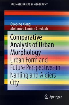 Couverture de l’ouvrage Comparative Analysis of Urban Morphology